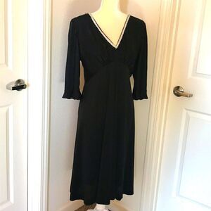 VTG Claralura Original California Woman Dress Black Size L Approximately